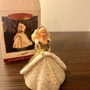 1994 Hallmark Vintage Holiday Barbie Keepsake Ornament